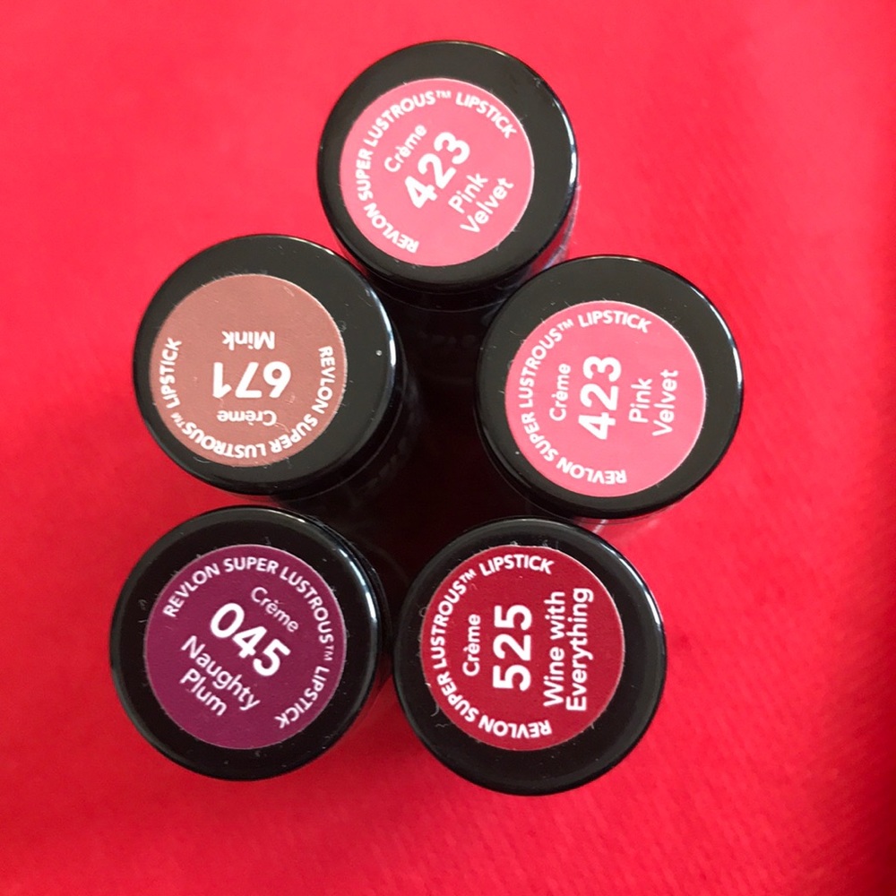 Revlon brand new lipsticks